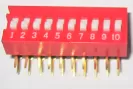 Công Tắc 10Bit Gạt Dọc Dip Switch